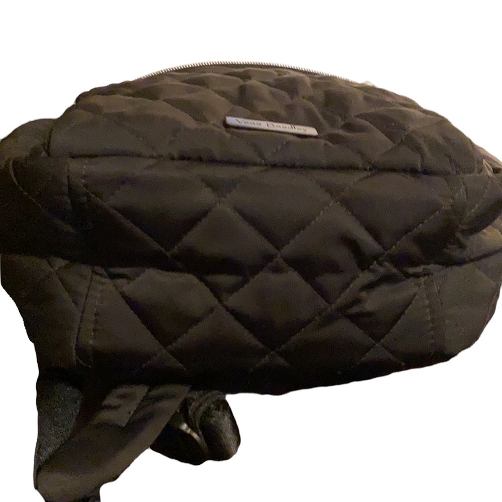 Small black Vera Bradley backpack in performance twill. For campus life. 9”x 12” - Picture 6 of 12